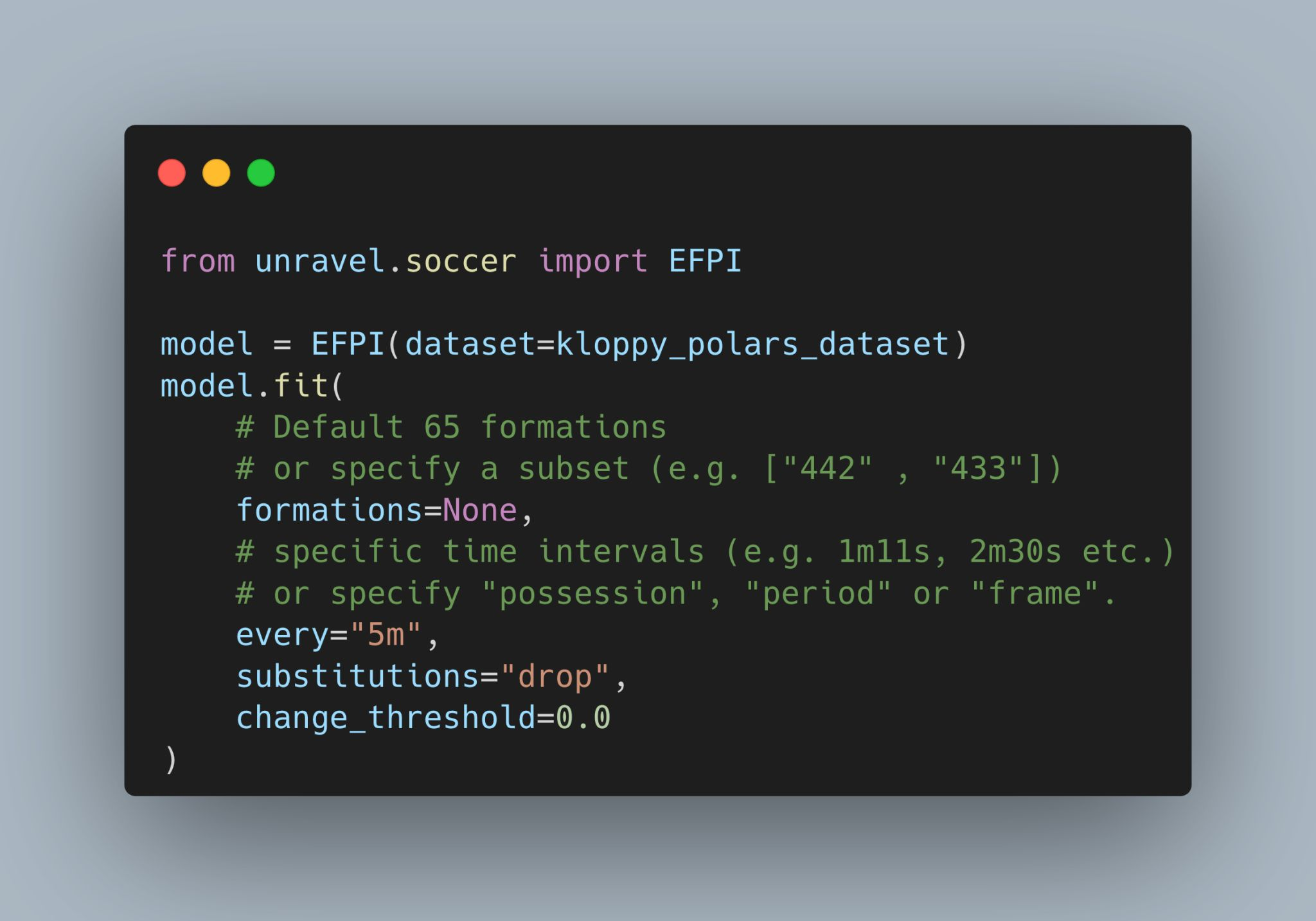 EFPI Example